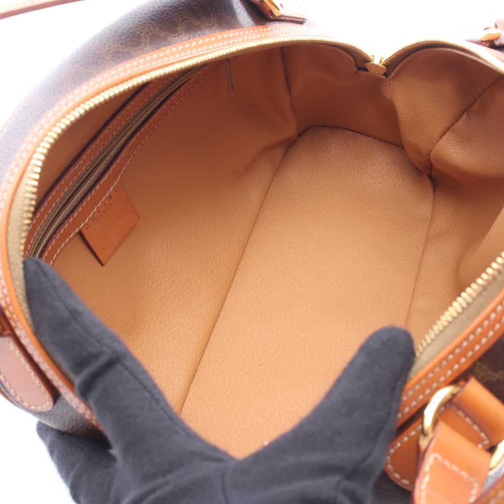 Celine Macadam Handbag Brown - 3