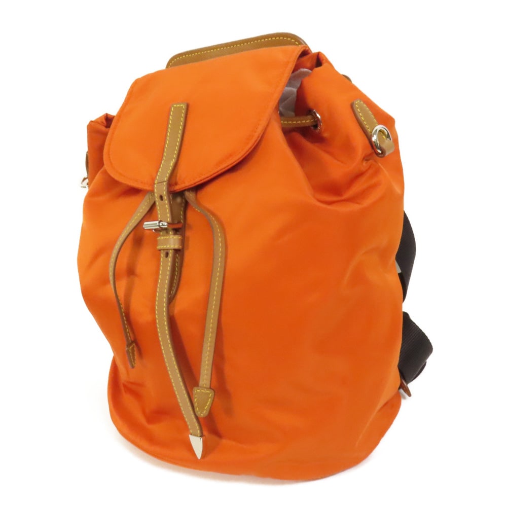 Prada Nylon Backpack Orange - 3