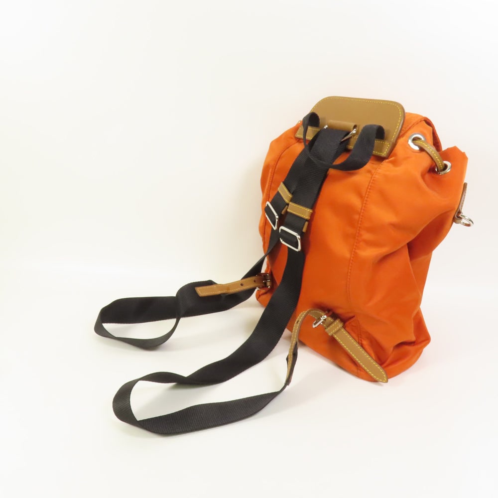 Prada Nylon Backpack Orange - 5