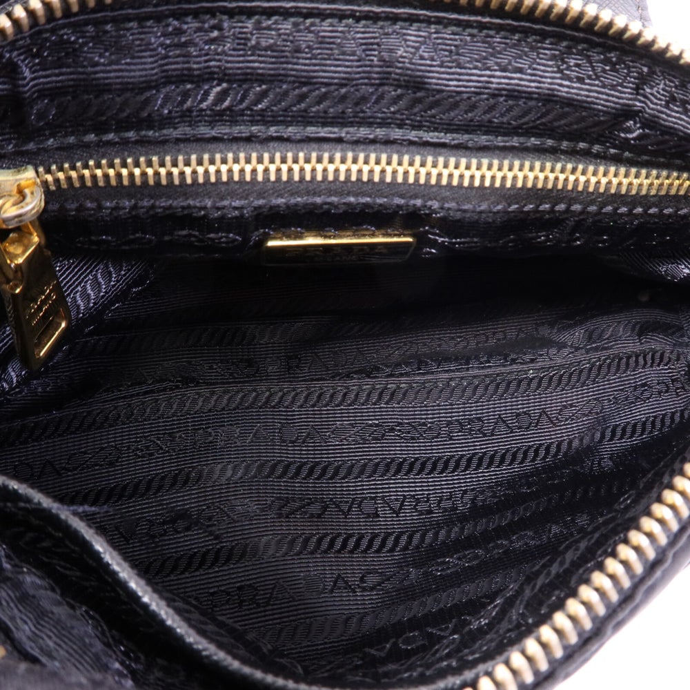 Prada Nylon Shoulder Bag Black - 5