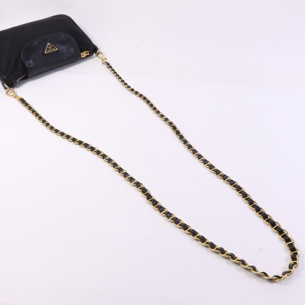 Prada Nylon Shoulder Bag Black - 9