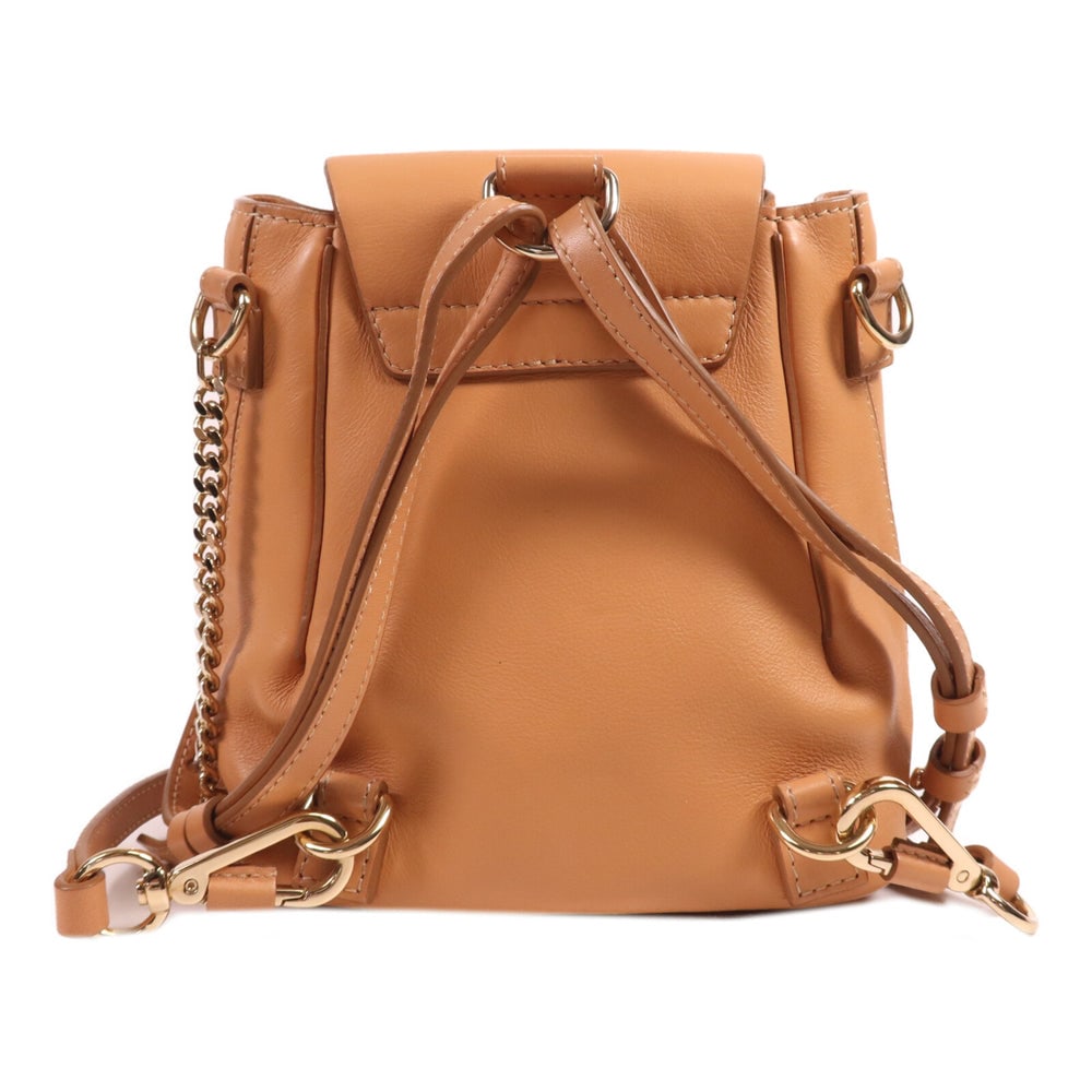 Chloe Light Brown Calfskin Backpack - 2