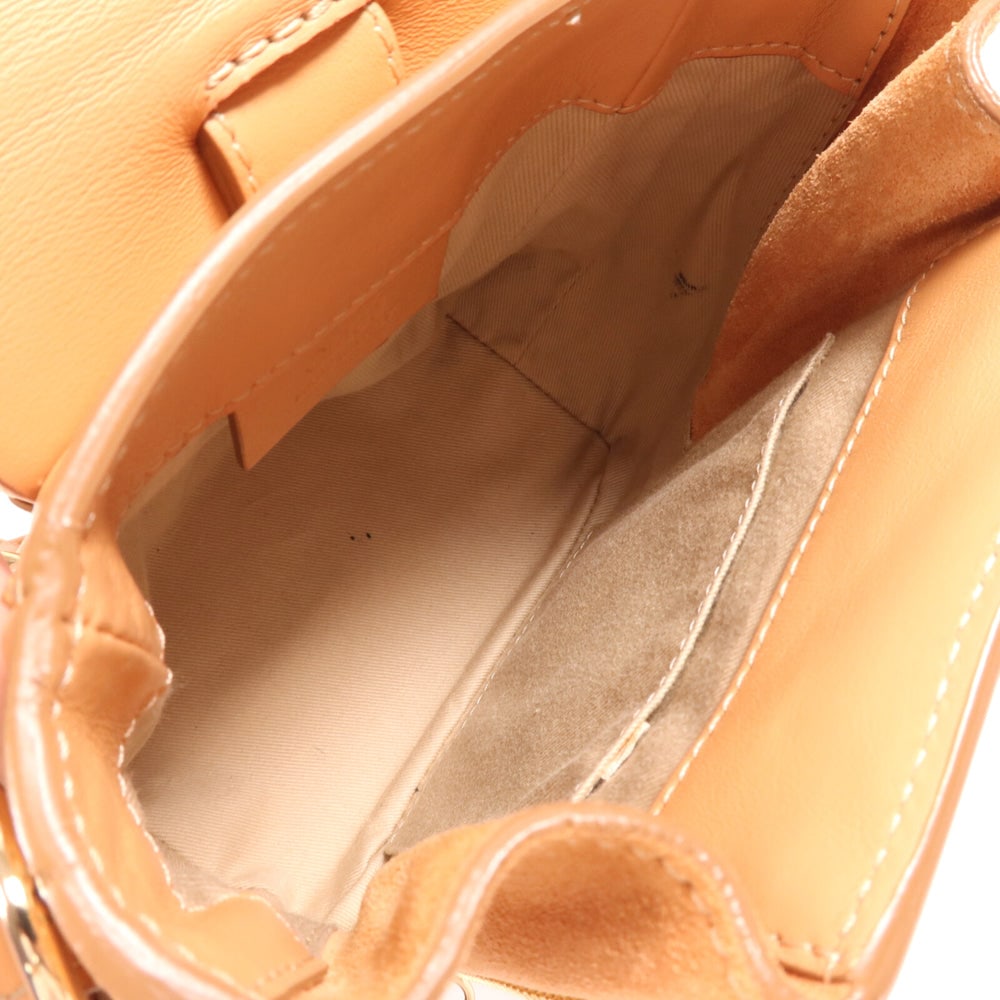 Chloe Light Brown Calfskin Backpack - 5