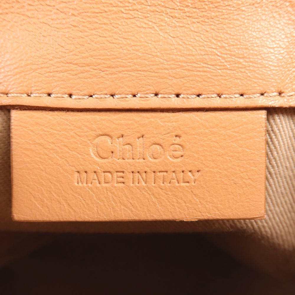 Chloe Light Brown Calfskin Backpack - 6
