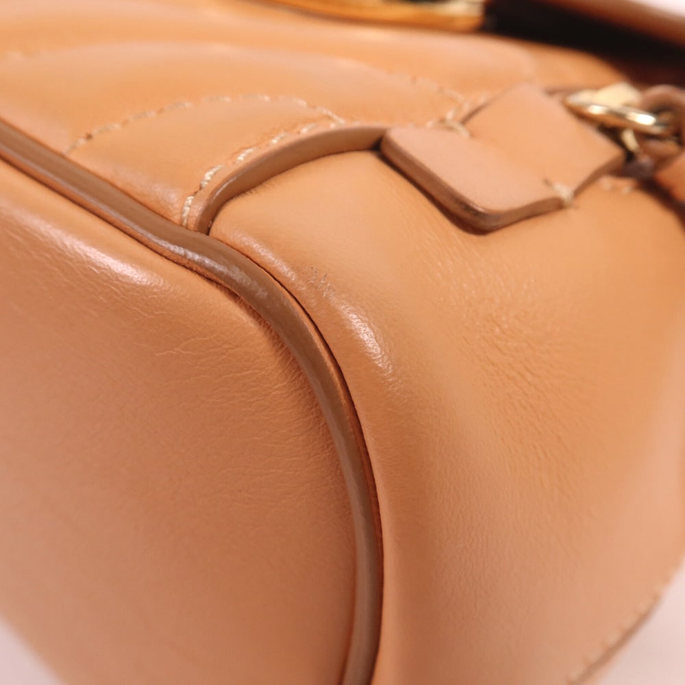 Chloe Light Brown Calfskin Backpack - 9