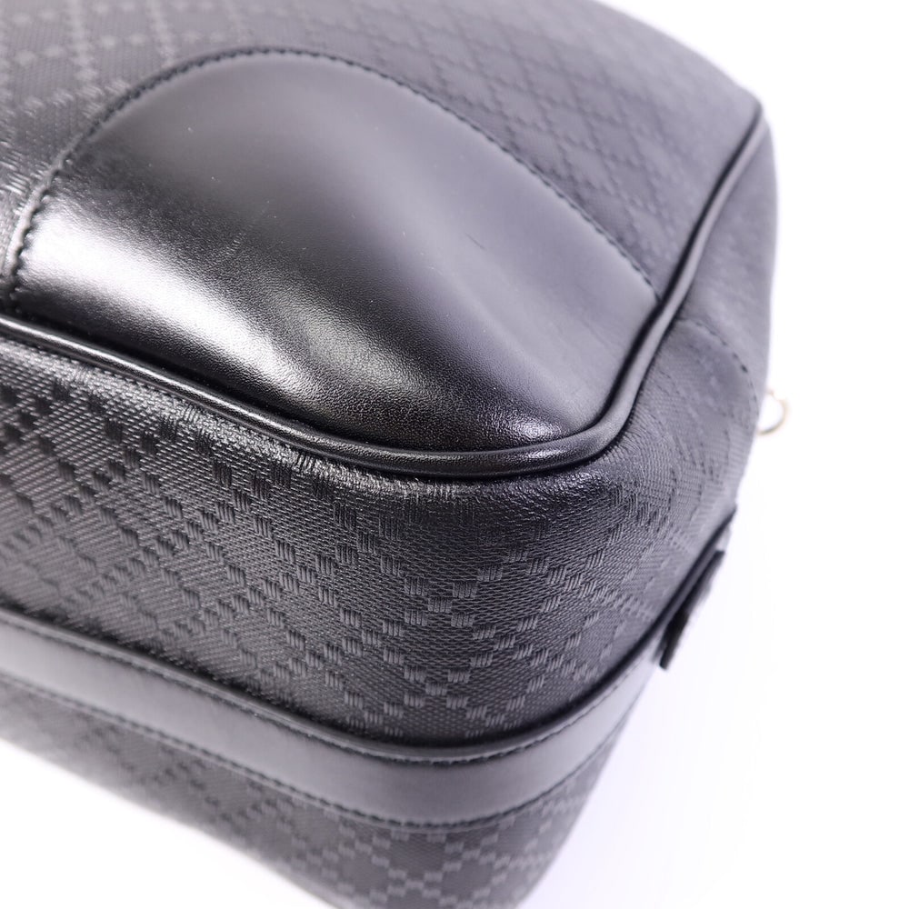 Gucci Duffle Hand Bag Black - 11