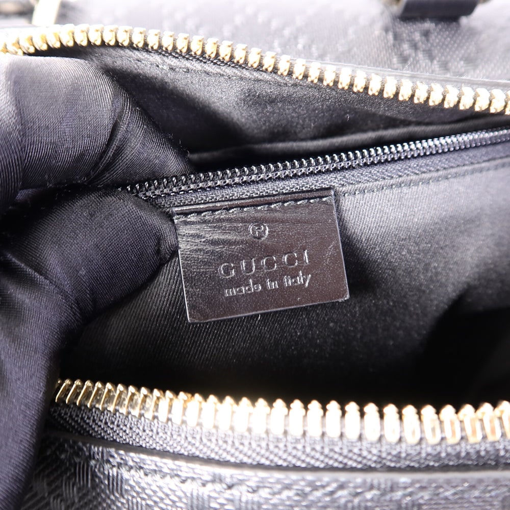 Gucci Duffle Hand Bag Black - 6