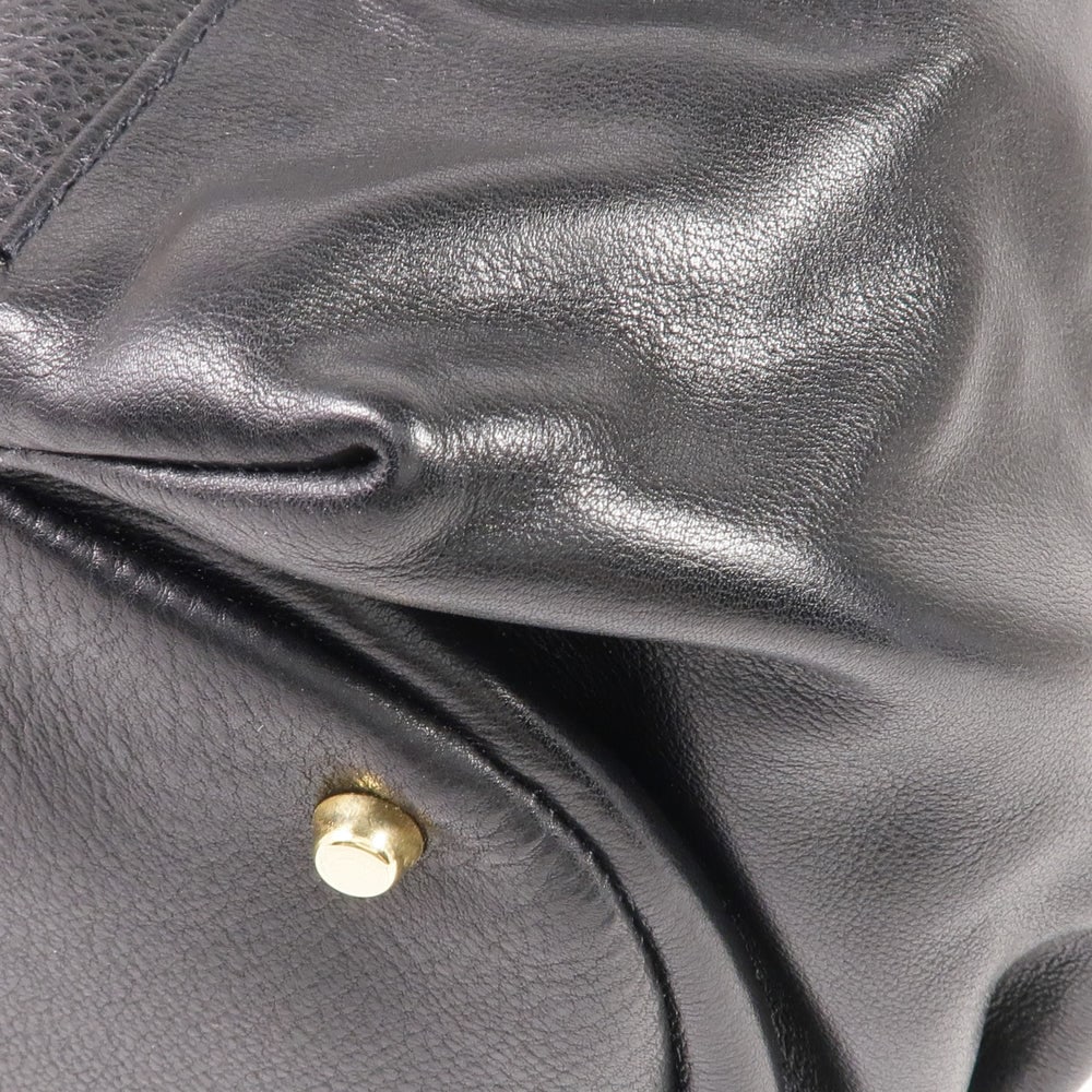 Versace Black Leather Backpack - 6