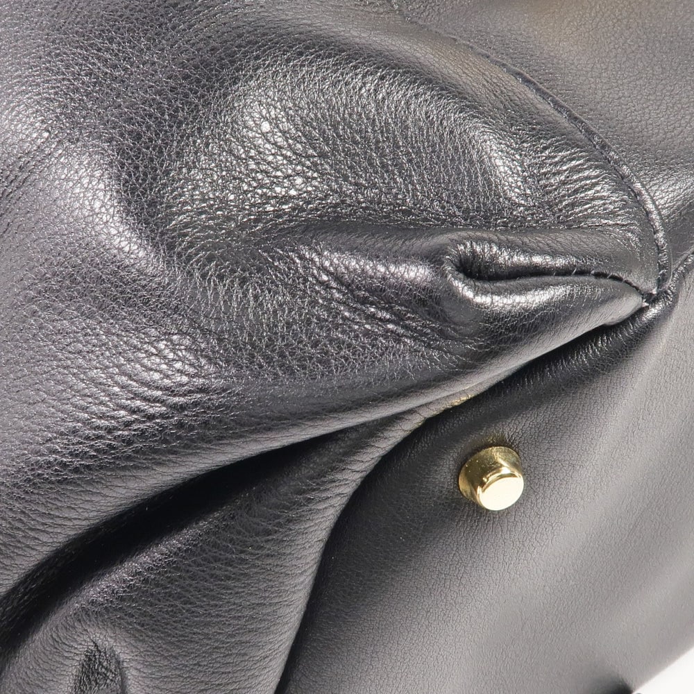 Versace Black Leather Backpack - 7