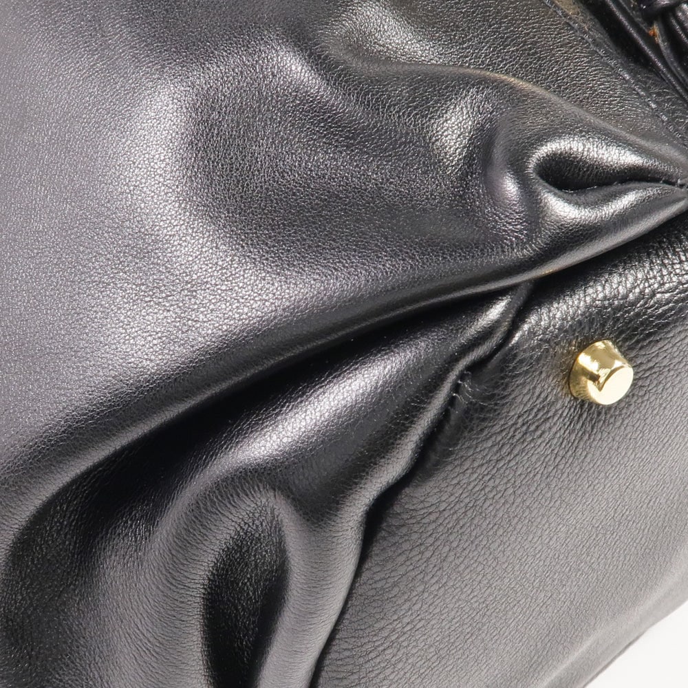 Versace Black Leather Backpack - 9