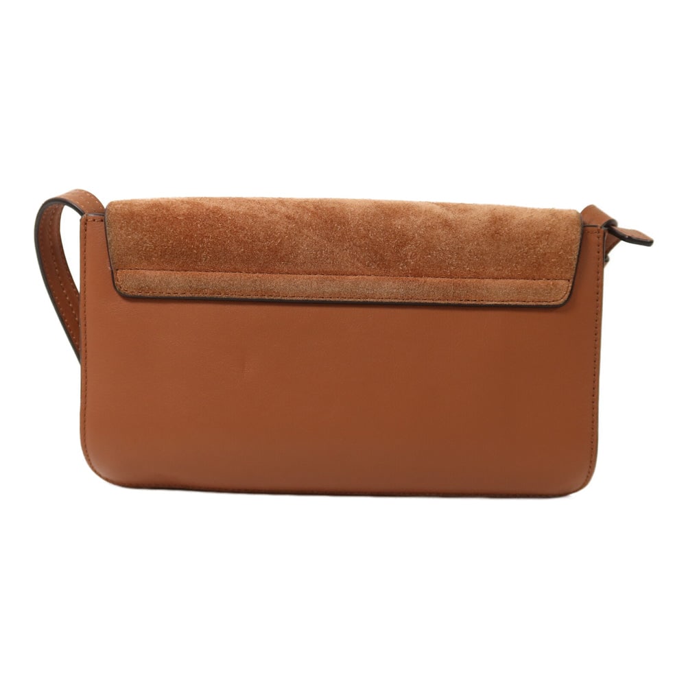 Chloe Suede Shoulder Brown - 2
