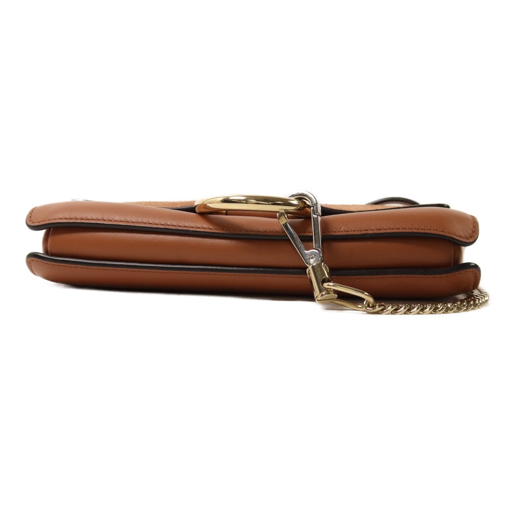 Chloe Suede Shoulder Brown - 4