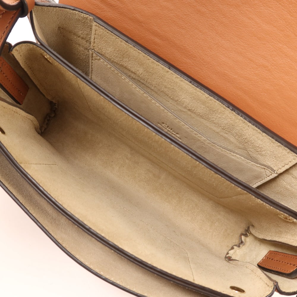 Chloe Suede Shoulder Brown - 5
