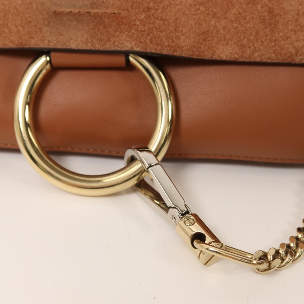 Chloe Suede Shoulder Brown - 9