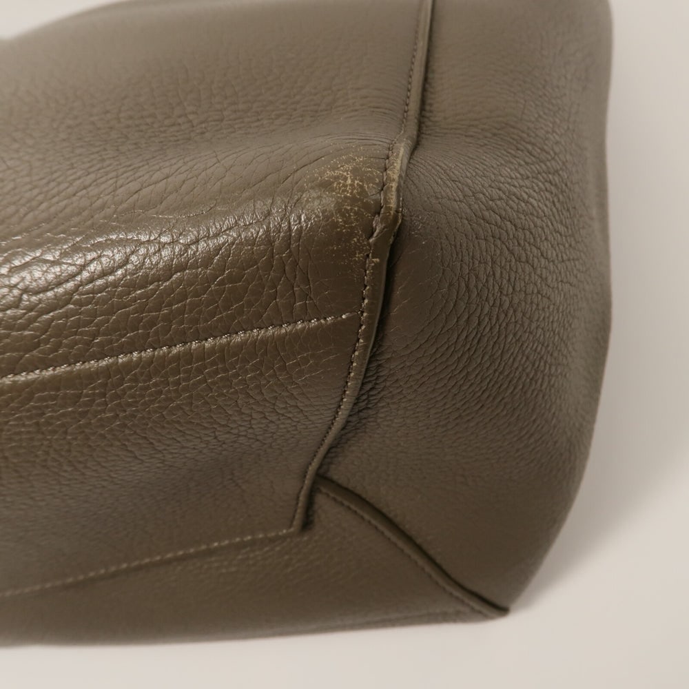 Celine Sangle Bucket Large Gray - 10