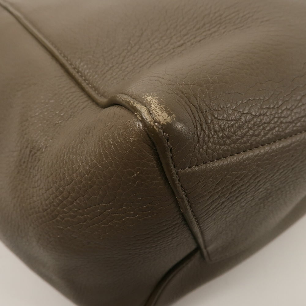 Celine Sangle Bucket Large Gray - 13