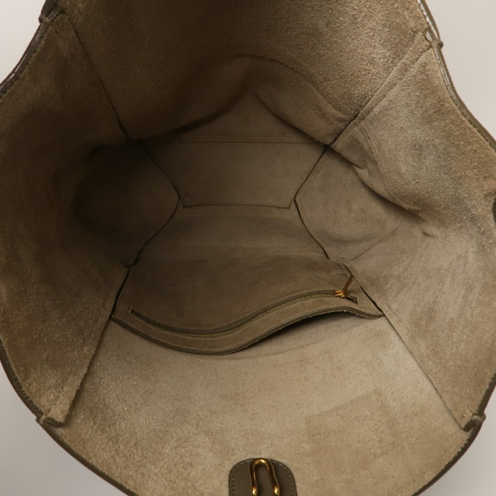 Celine Sangle Bucket Large Gray - 5