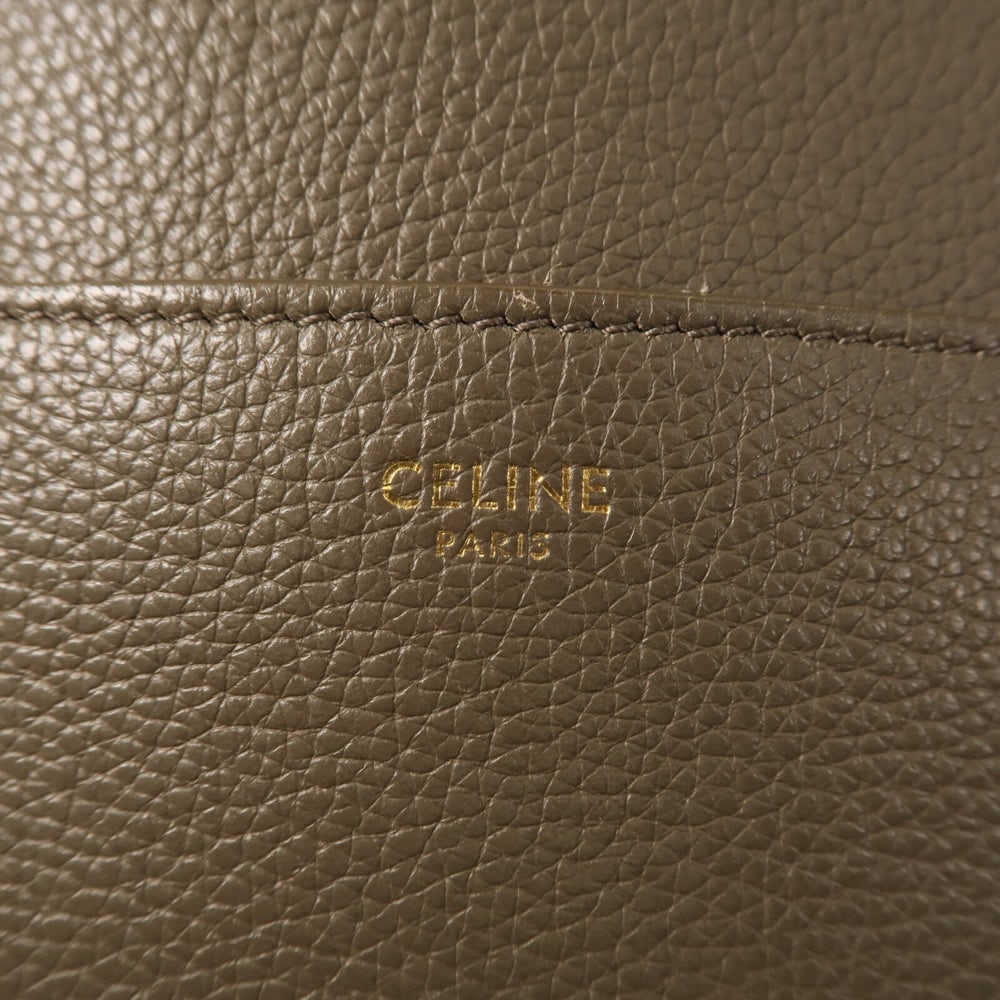 Celine Sangle Bucket Large Gray - 6