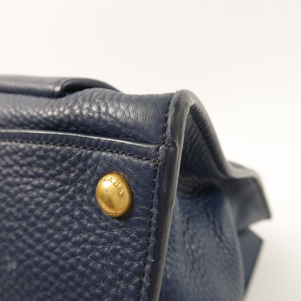 Prada Blue Leather 2Way Bag - 12