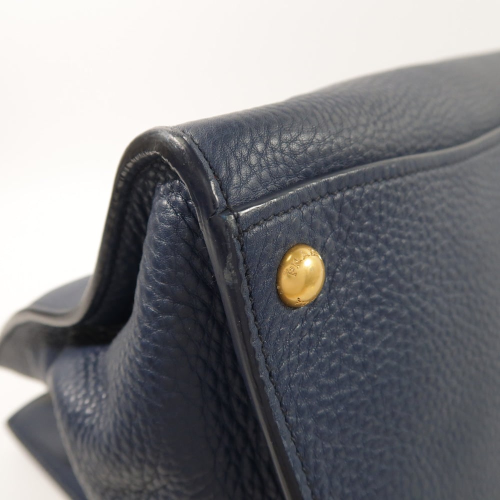 Prada Blue Leather 2Way Bag - 15