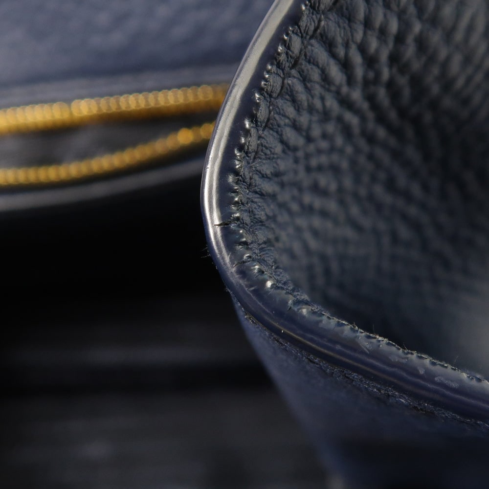 Prada Blue Leather 2Way Bag - 18