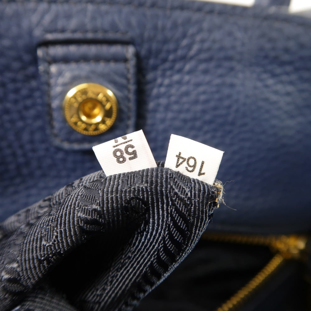 Prada Blue Leather 2Way Bag - 7