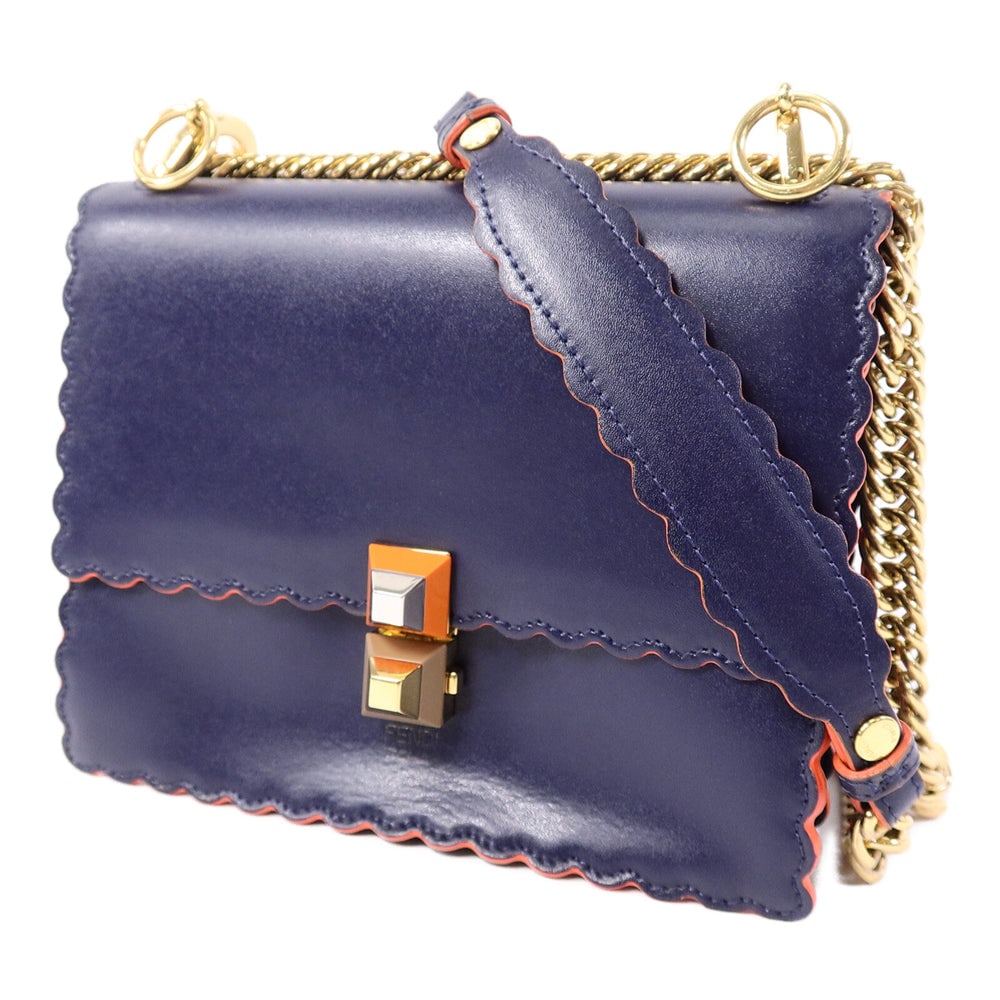 Fendi Kan I Small Navy - 3