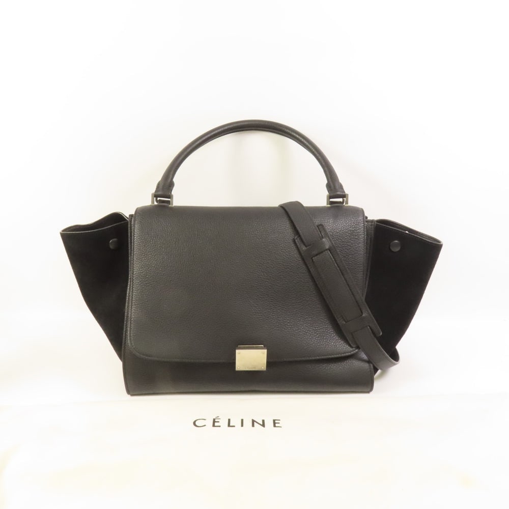 Celine Trapeze Medium Black 2Way - 11