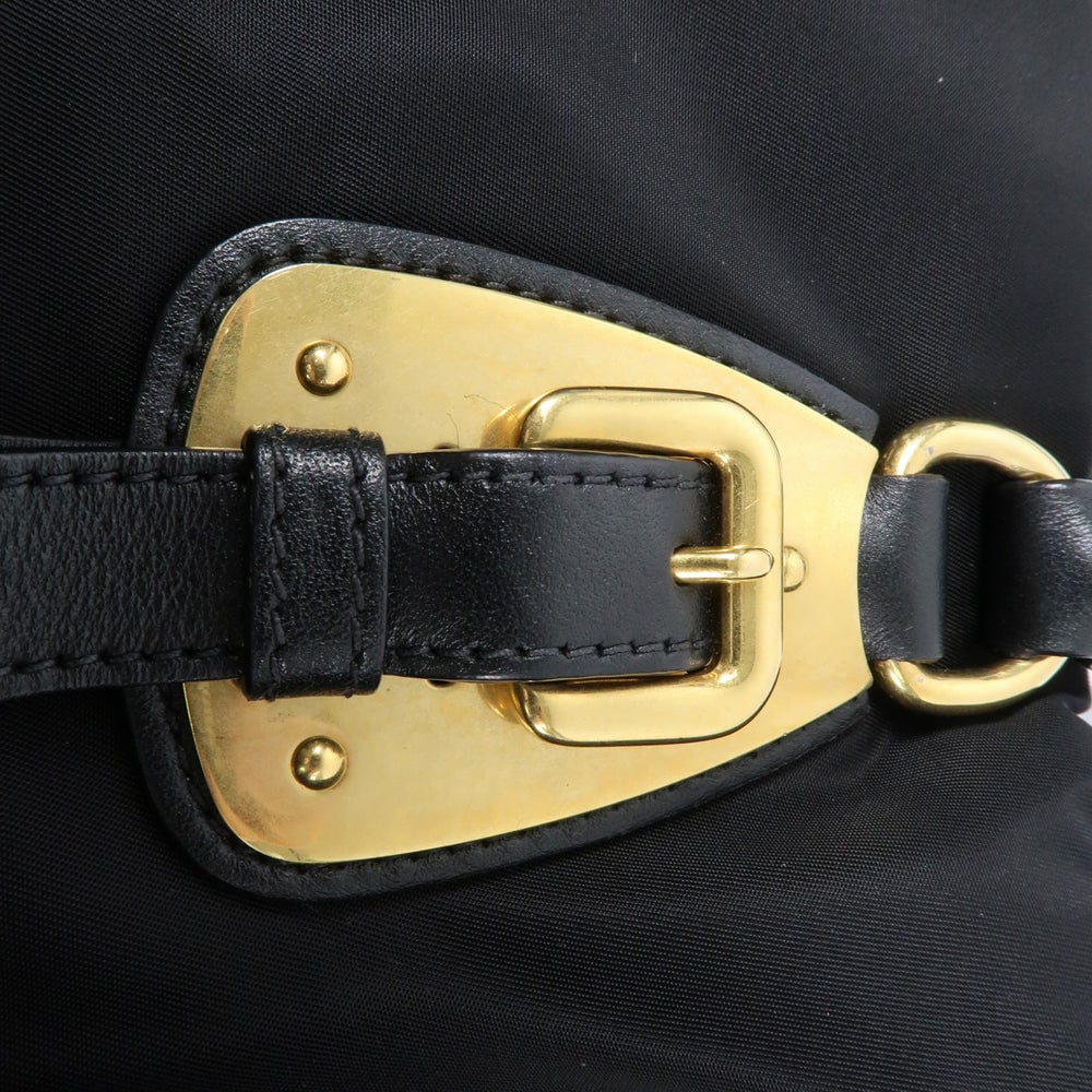Prada Nylon 2Way Bag Black - 12