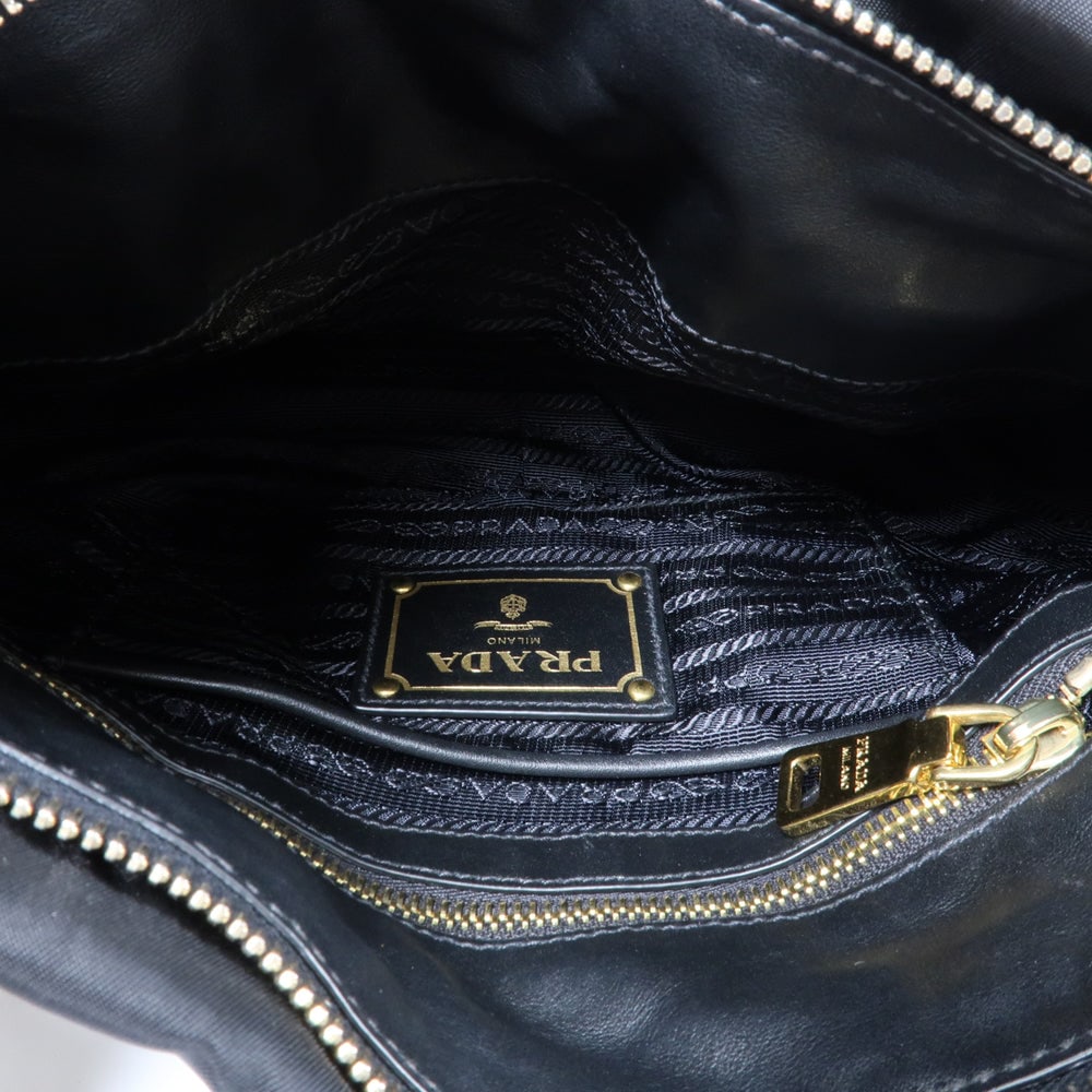 Prada Nylon 2Way Bag Black - 6
