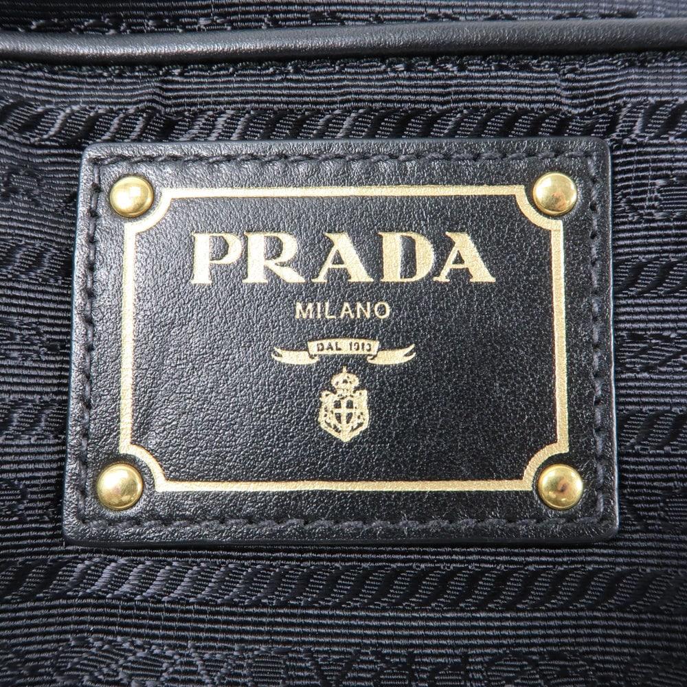 Prada Nylon 2Way Bag Black - 7