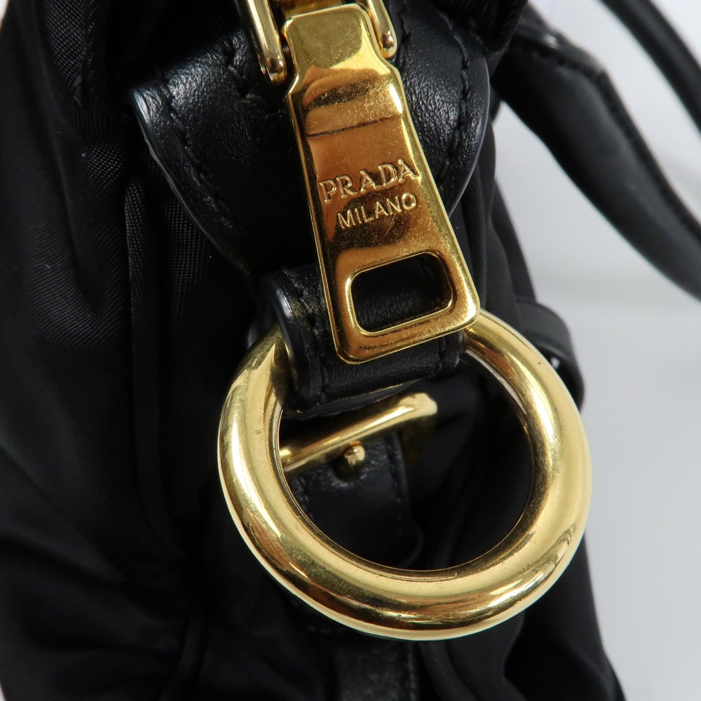 Prada Nylon 2Way Bag Black - 9