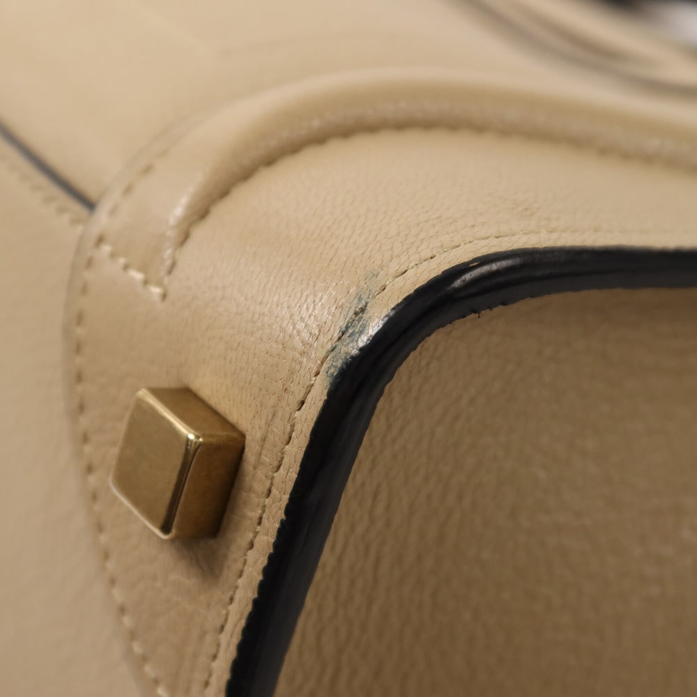 Celine Micro Luggage Beige Navy - 13