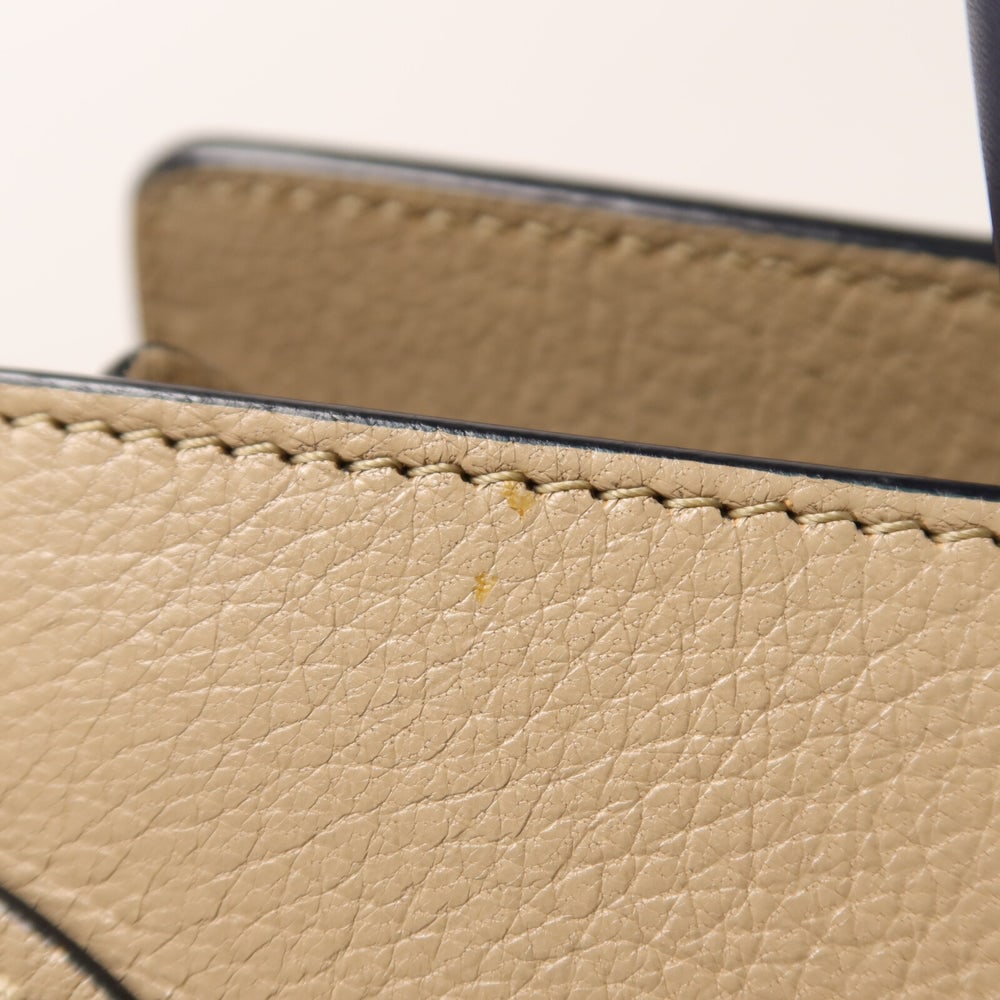 Celine Micro Luggage Beige Navy - 16