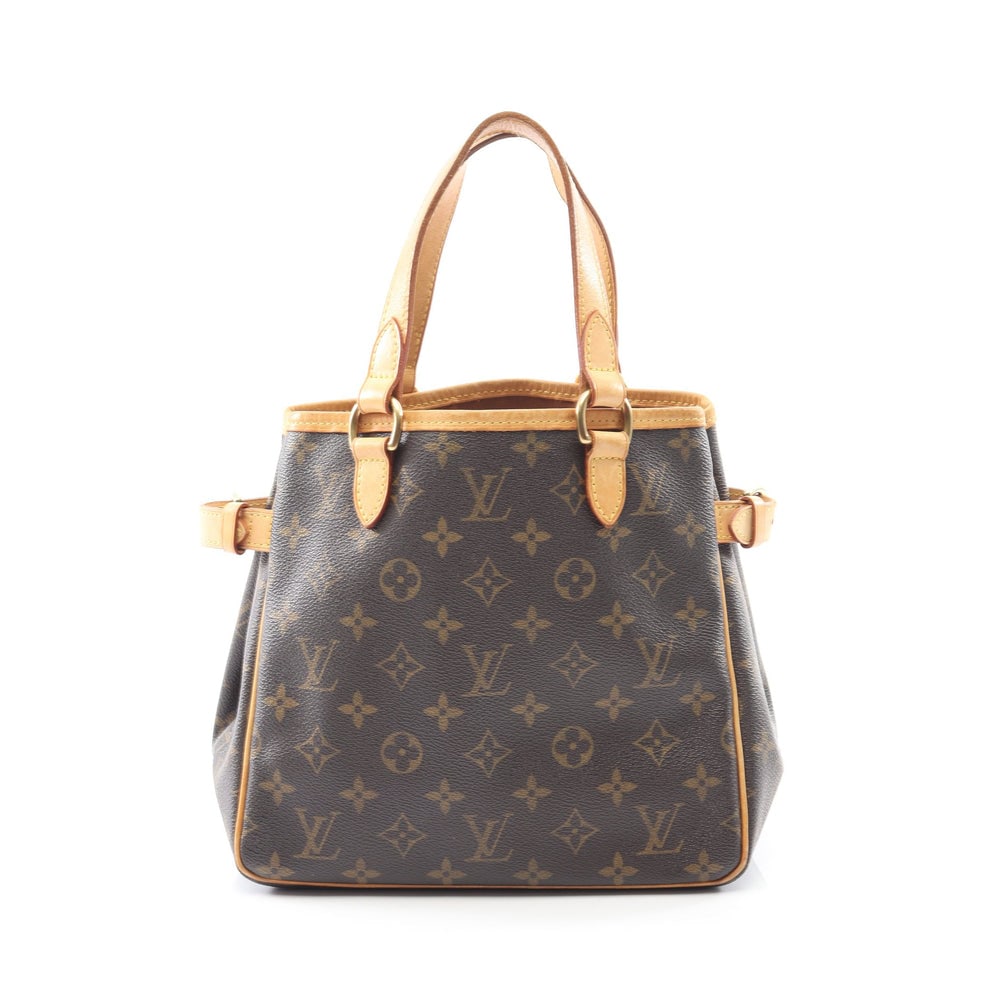 Louis Vuitton Batignolles Monogram Bag: Authenticated genuine Louis Vuitton Batignolles handbag in brown Monogram PVC leather, model M51156, product no. SP0056. Approx. H22 x W23 top/24 base x D15 cm with 33 cm handle.