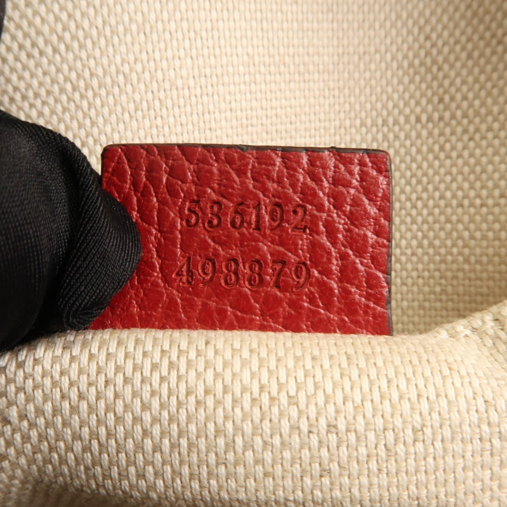 Gucci Red Leather Backpack - 12