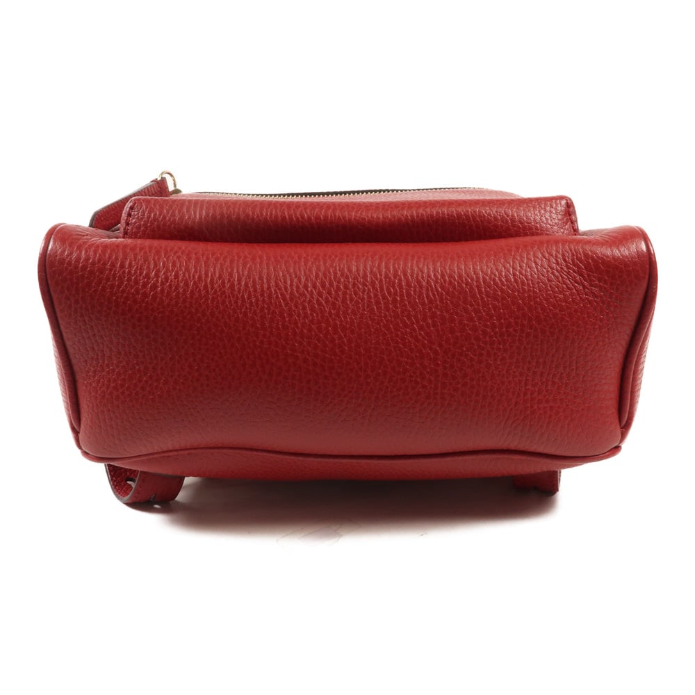 Gucci Red Leather Backpack - 4