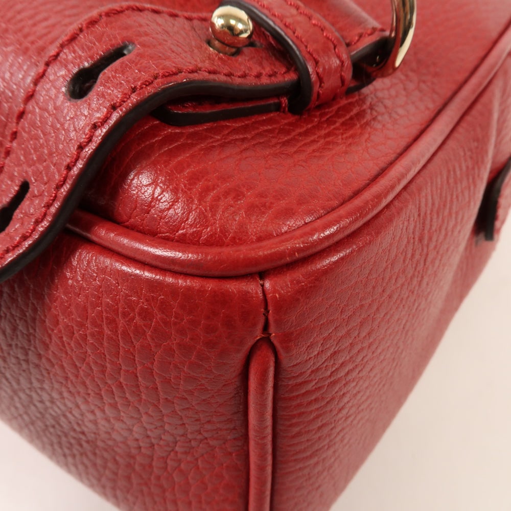 Gucci Red Leather Backpack - 9