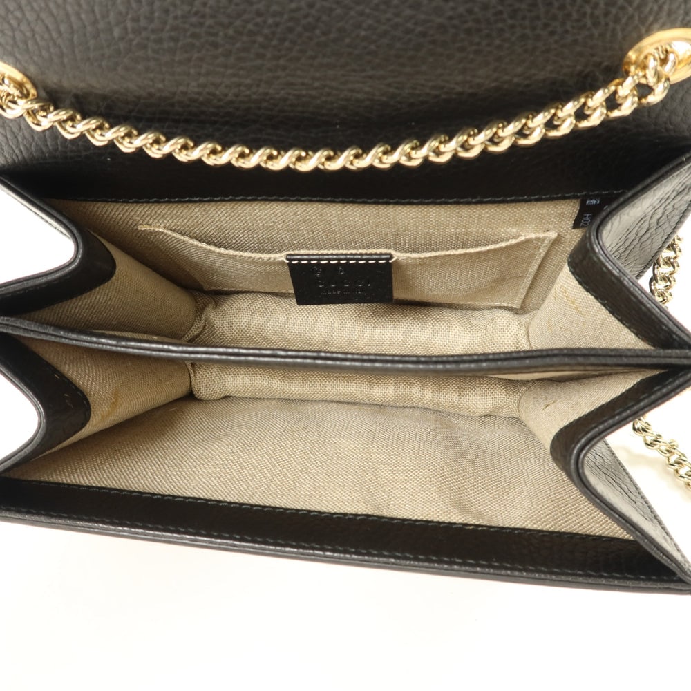 Gucci Chain Shoulder Black - 5