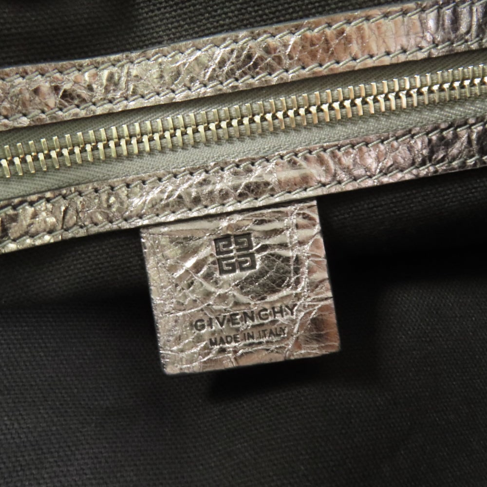 Givenchy Voyou MM Silver Bag - 11