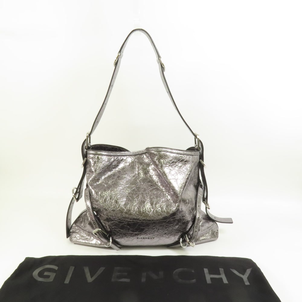 Givenchy Voyou MM Silver Bag - 13