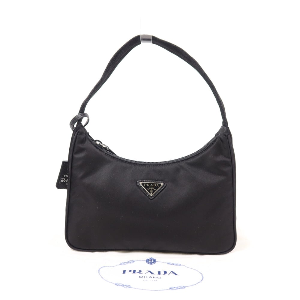 Prada Re-Edition 2000 Mini Handbag Black - 9