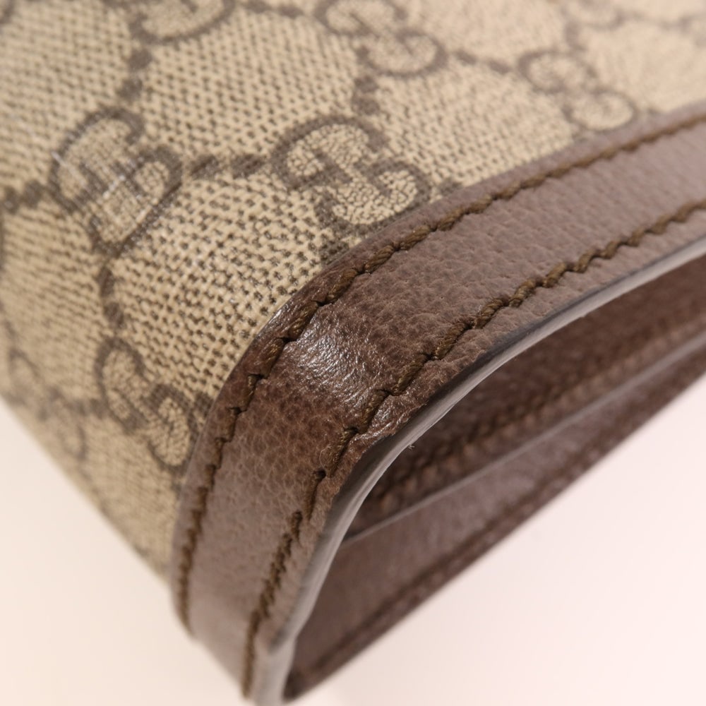 Gucci Chain Shoulder Bag Brown - 11