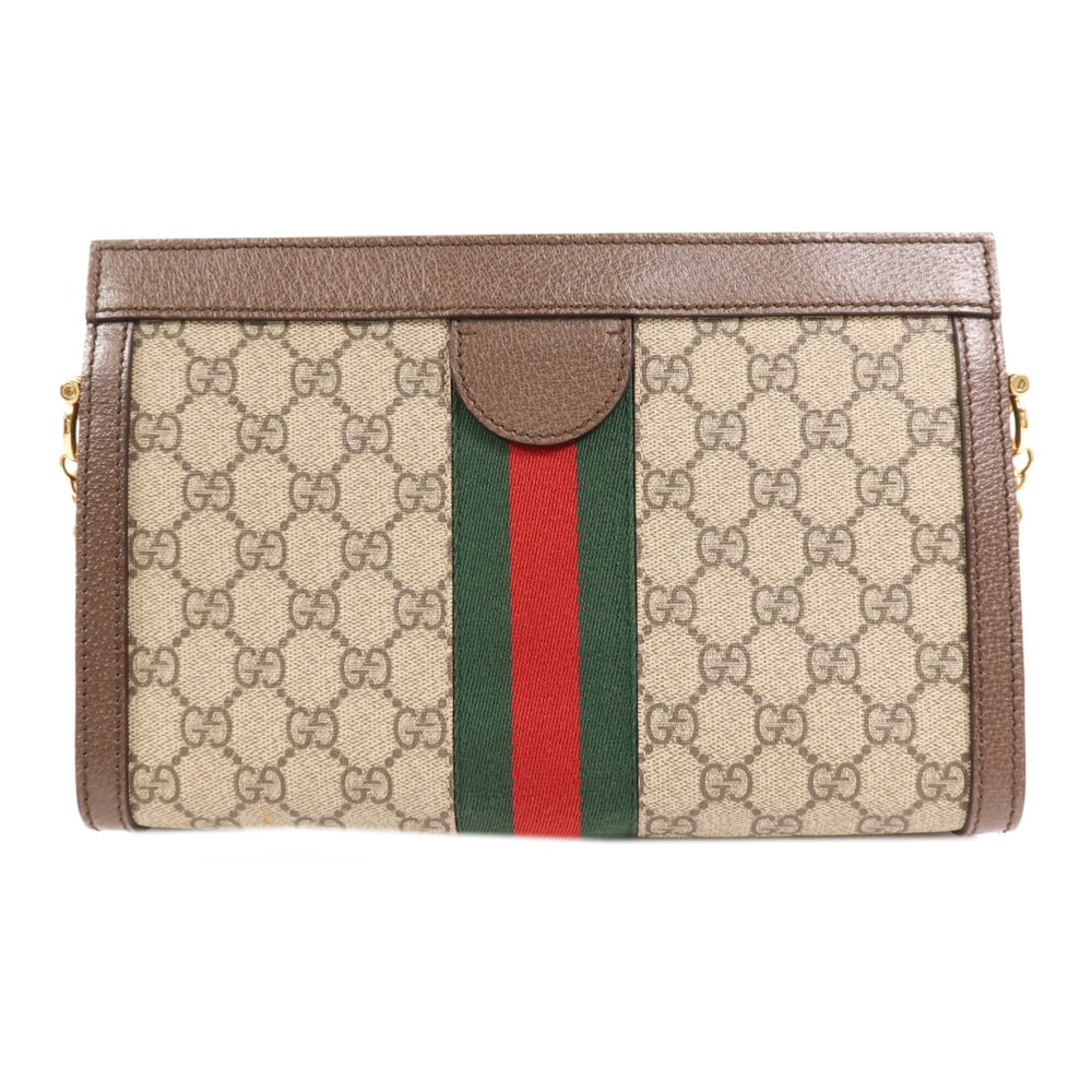 Gucci Chain Shoulder Bag Brown - 2