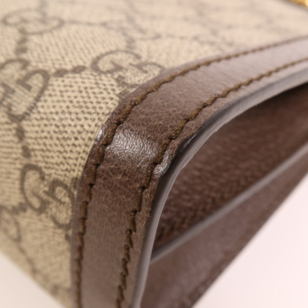 Gucci Chain Shoulder Bag Brown - 9