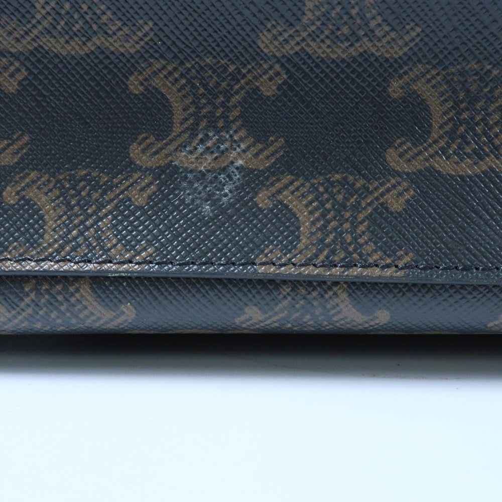 Celine Triomphe Cabas Vertical Brown - 10