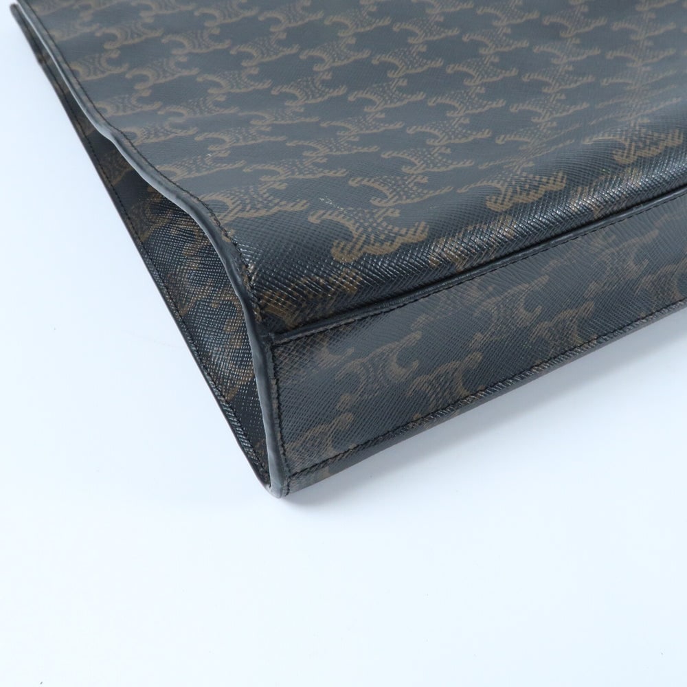 Celine Triomphe Cabas Vertical Brown - 14