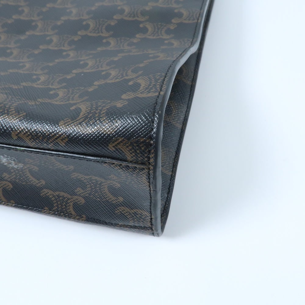 Celine Triomphe Cabas Vertical Brown - 15