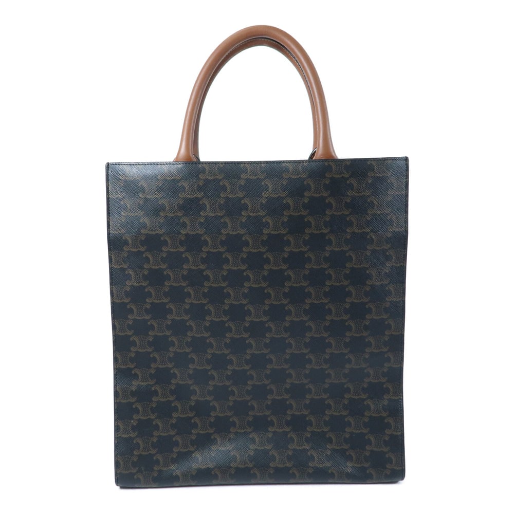 Celine Triomphe Cabas Vertical Brown - 2