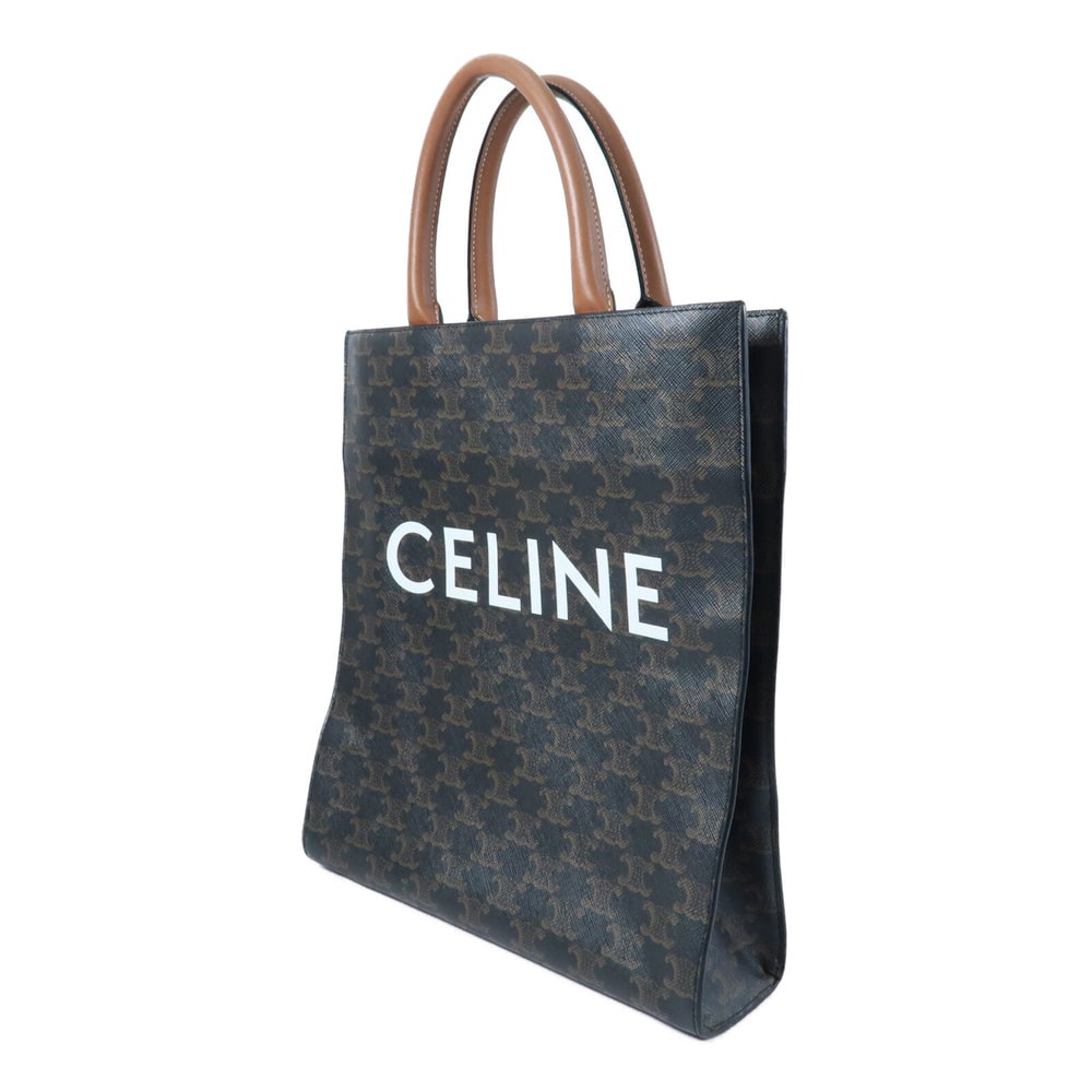 Celine Triomphe Cabas Vertical Brown - 3